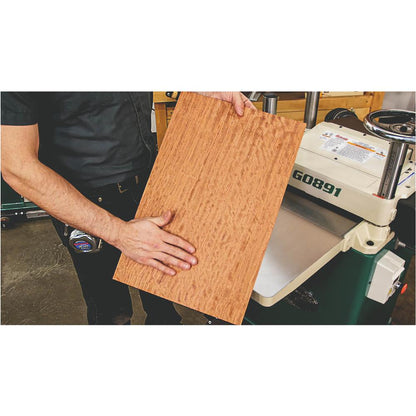 15" 3 HP Fixed-Table Planer with Helical Cutterhead