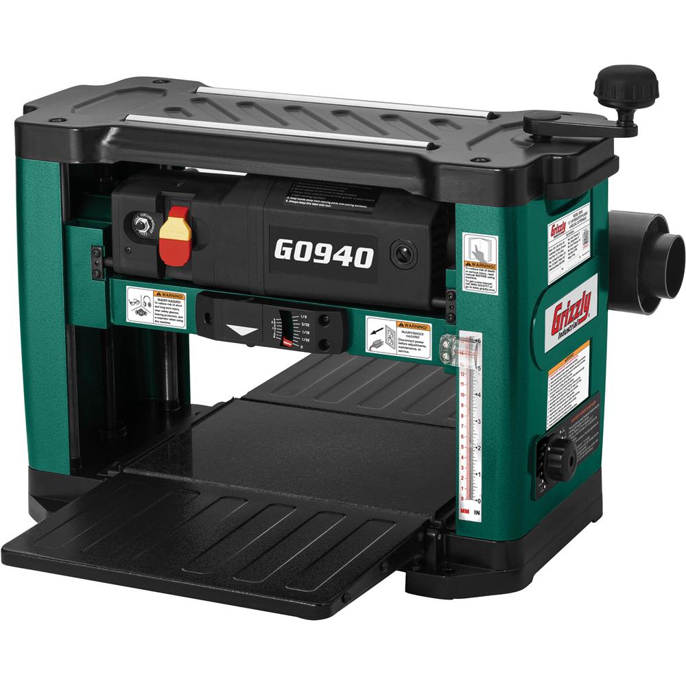 13" 2 HP Benchtop Planer w/ Helical Cutterhead
