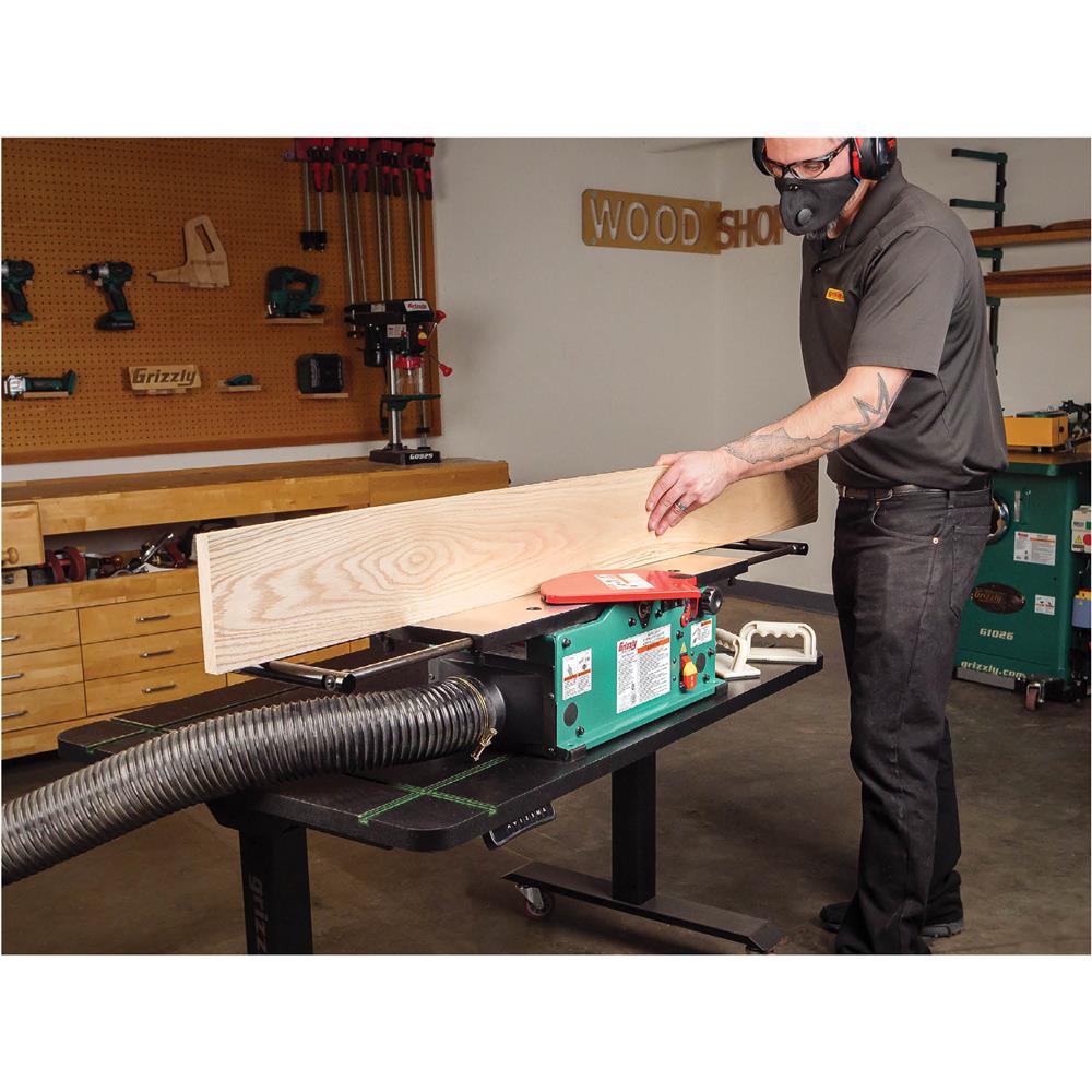 8" Benchtop Jointer with Spiral-Type Cutterhead