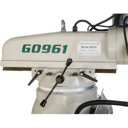 8" x 36" Variable-Speed Knee Mill with Power Feed and DRO