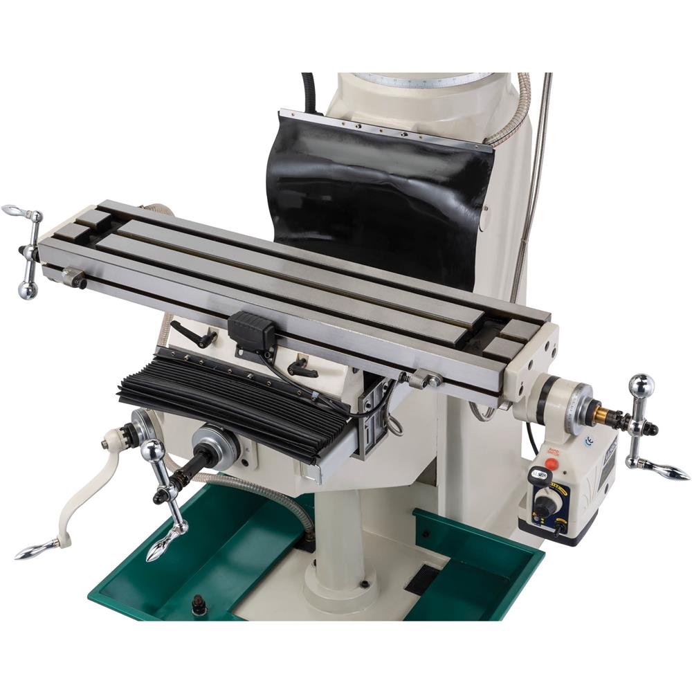 8" x 36" Variable-Speed Knee Mill with Power Feed and DRO