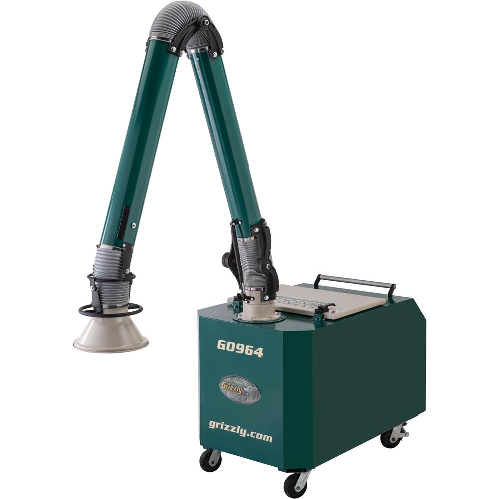 1-1/2 HP Portable Fume Extractor with Precision Arm