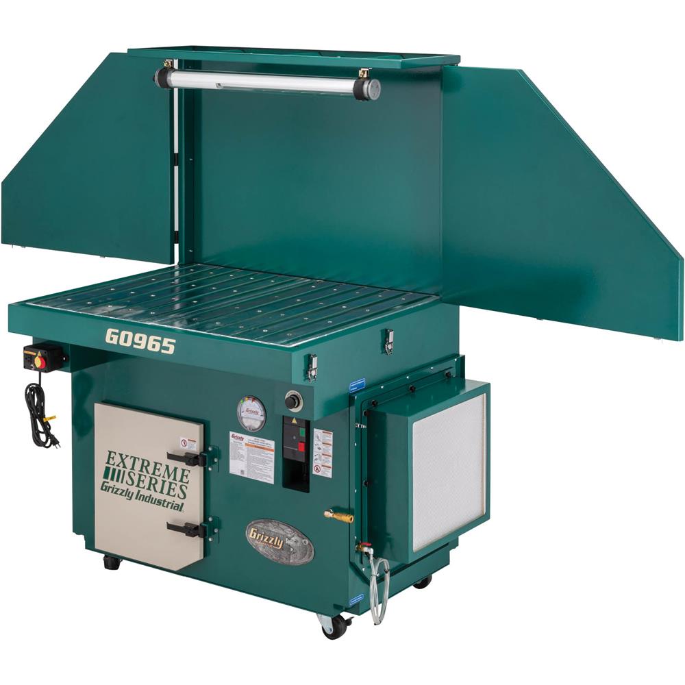 2 HP Metalworking Downdraft Table