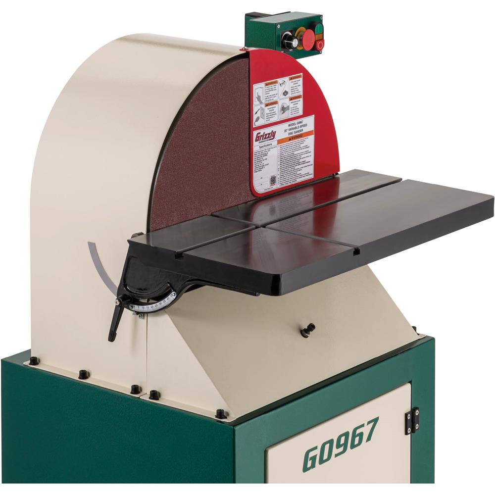 20" Variable-Speed Disc Sander