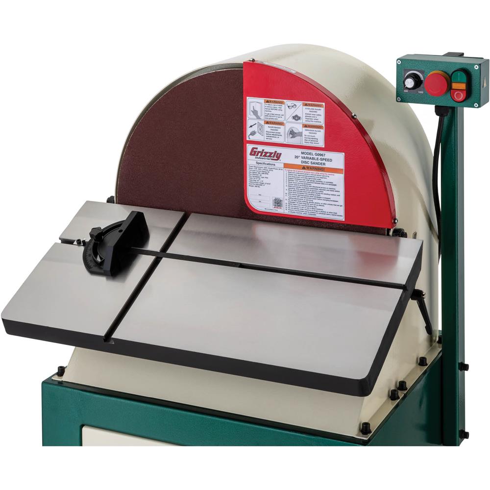 20" Variable-Speed Disc Sander