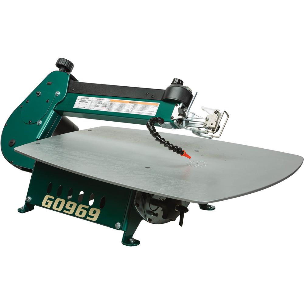 21" Variable-Speed Scroll Saw with Foot Pedal