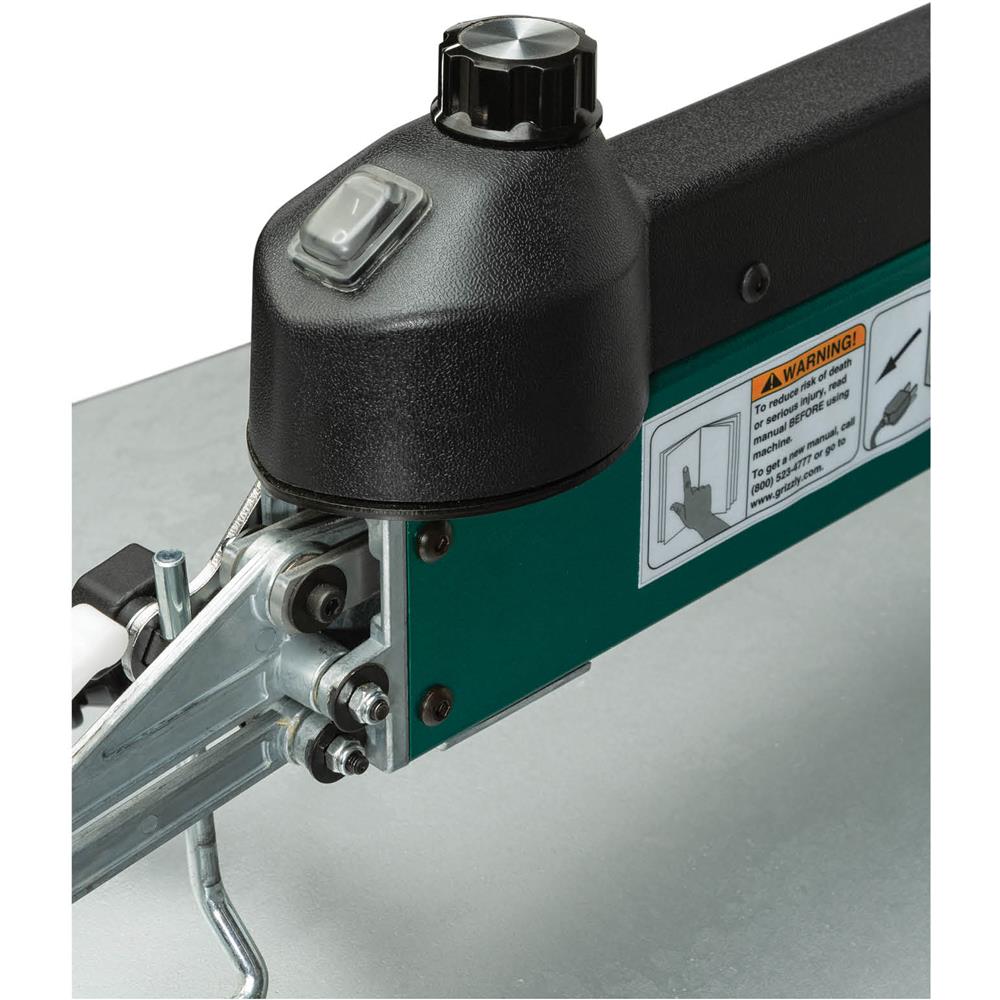 21" Variable-Speed Scroll Saw with Foot Pedal