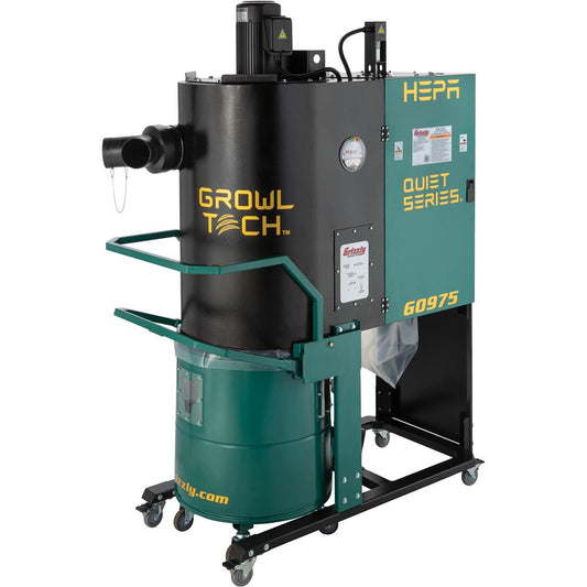 1-1/2 HP Two-Stage Quiet Series Cyclone Dust Collector