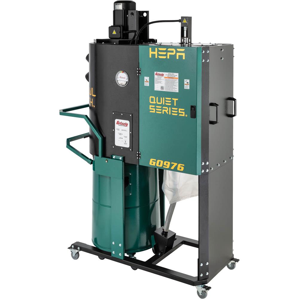 2 HP Two-Stage Quiet Series Cyclone Dust Collector