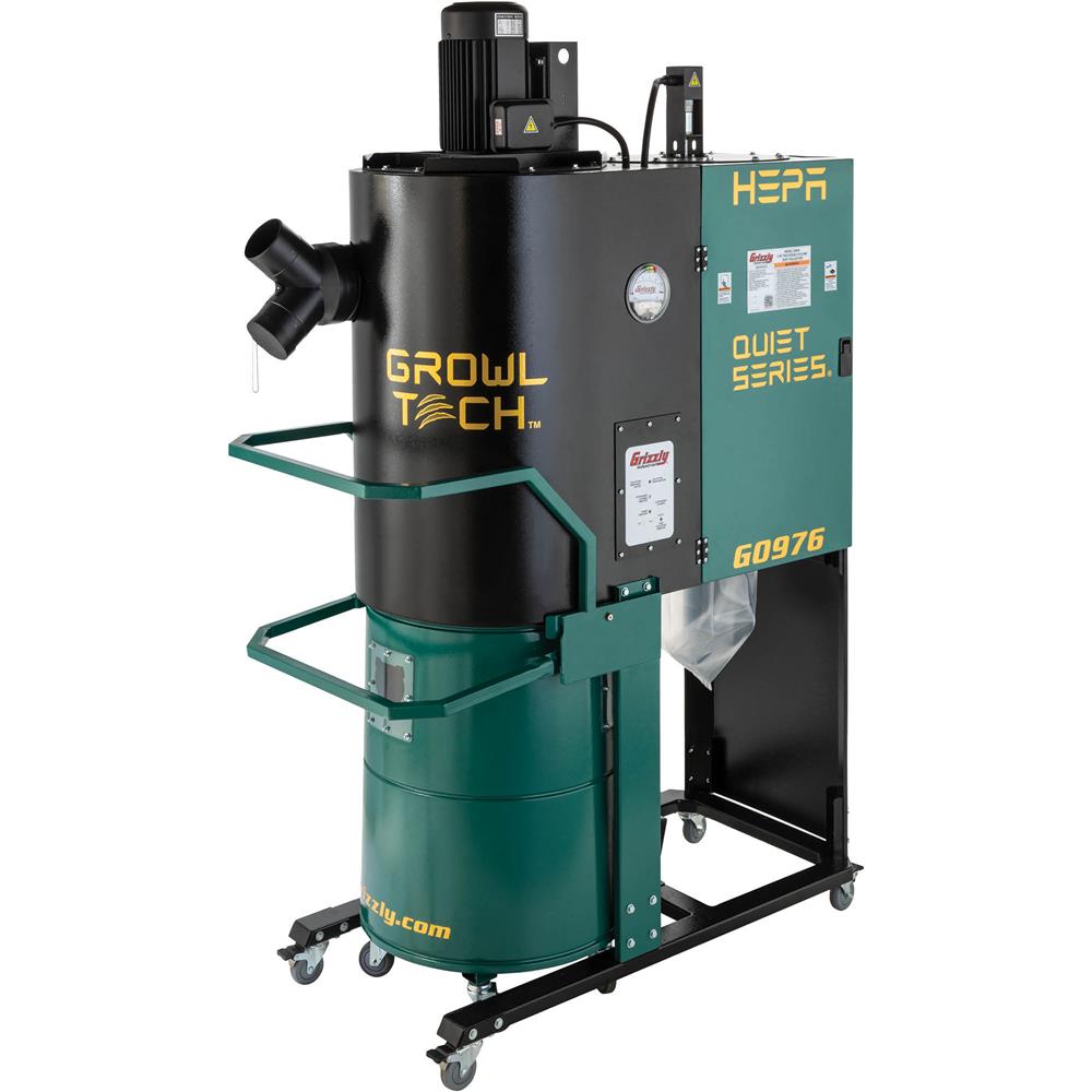 2 HP Two-Stage Quiet Series Cyclone Dust Collector
