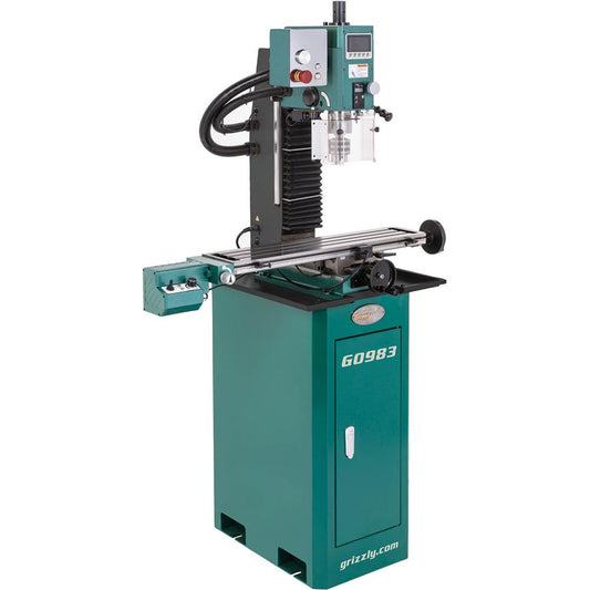 6" x 27" Variable-Speed Mill/Drill, 3-Axis DRO & Power Feed