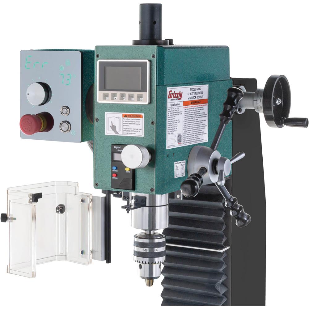 6" x 27" Variable-Speed Mill/Drill, 3-Axis DRO & Power Feed