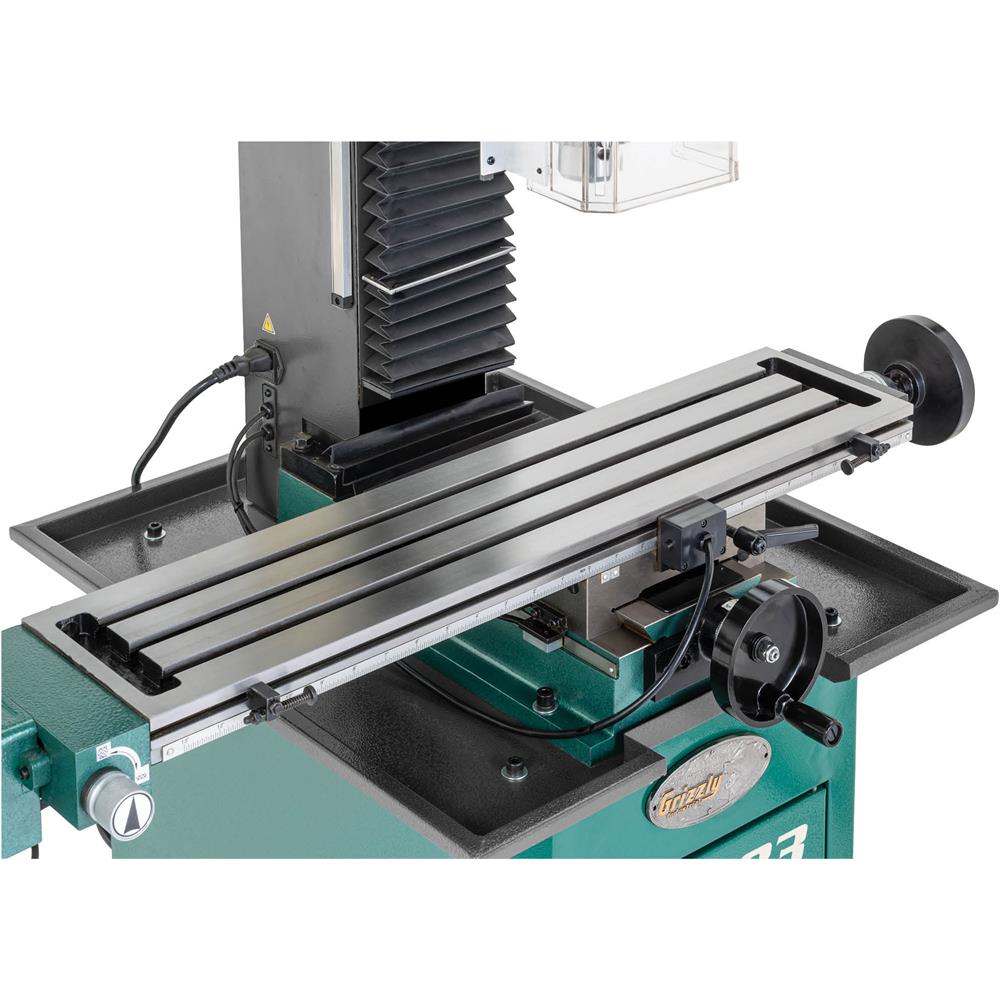 6" x 27" Variable-Speed Mill/Drill, 3-Axis DRO & Power Feed