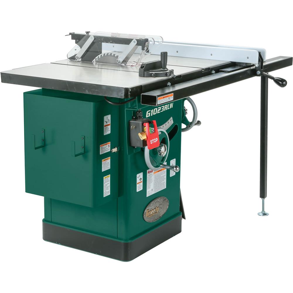 10" 3 HP 240V Cabinet Table Saw with Built-in Router Table