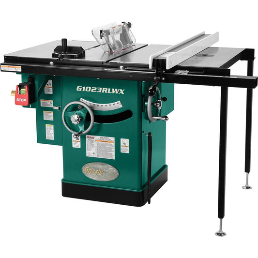 10" 5 HP 240V Cabinet Table Saw with Built-in Router Table