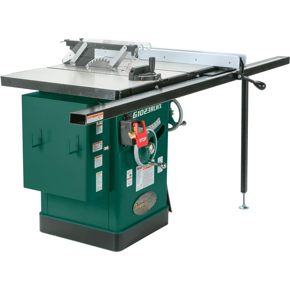 10" 5 HP 240V Cabinet Table Saw with Built-in Router Table