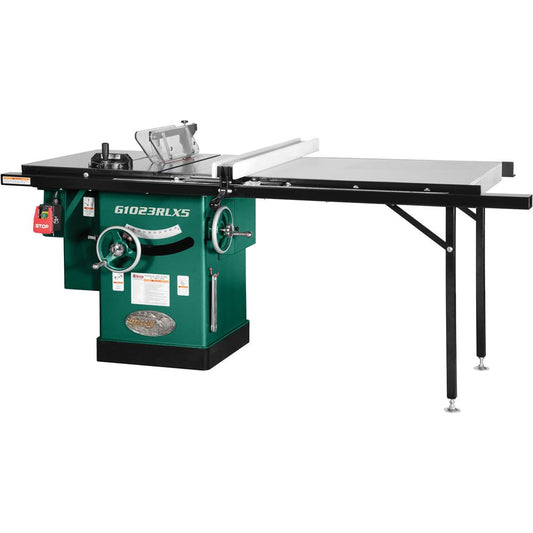 10" 5 HP 240V Cabinet Table Saw with 7' Rails