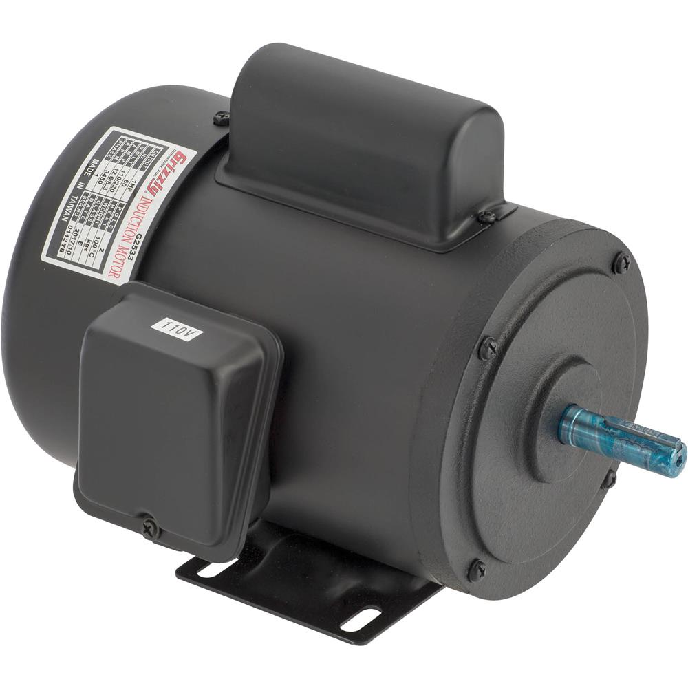 Heavy-Duty Motor 1 HP Single-Phase 3450 RPM TEFC 110V/220V
