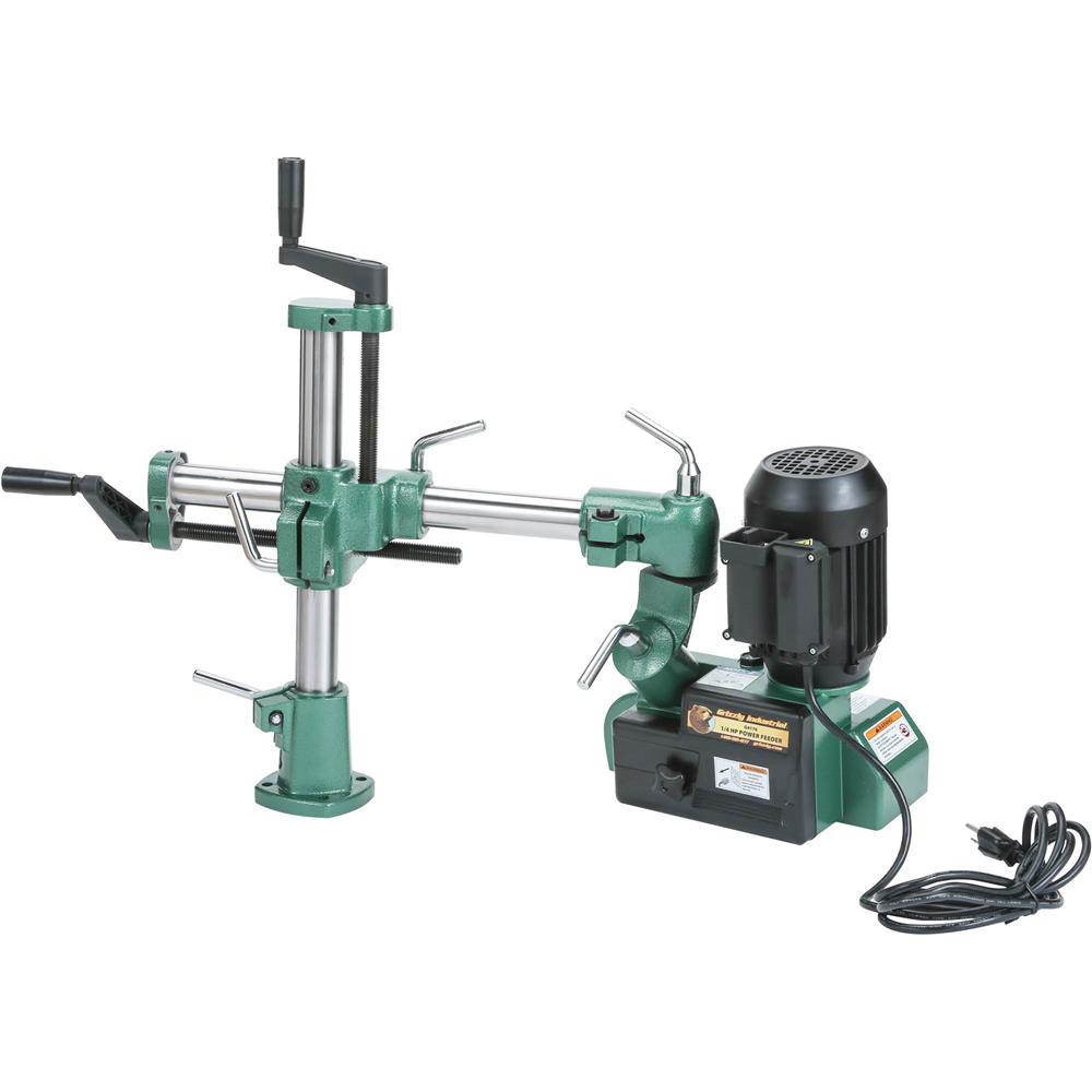1/4 HP 4-Speed 3-Roller Power Feeder, Single-Phase