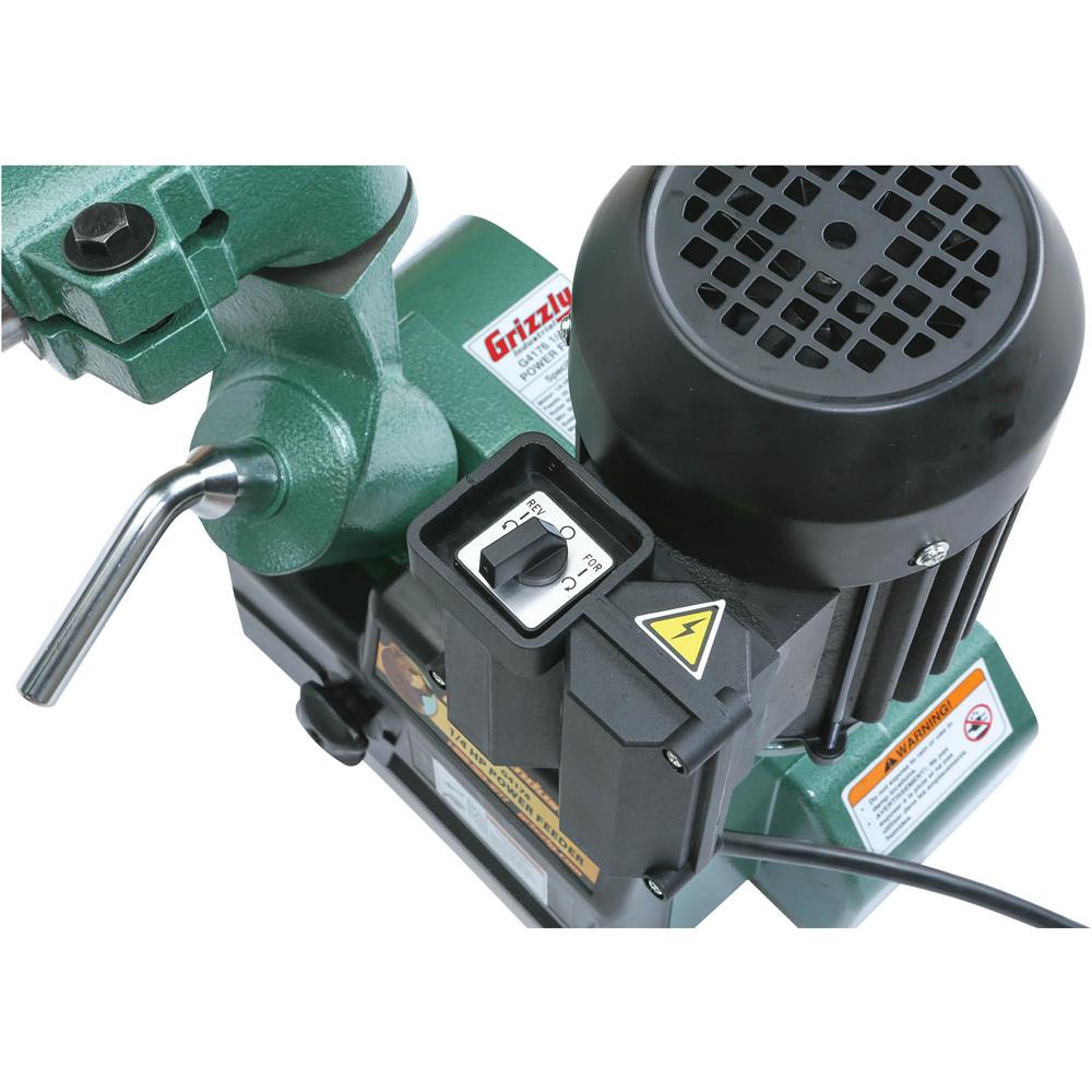 1/4 HP 4-Speed 3-Roller Power Feeder, Single-Phase