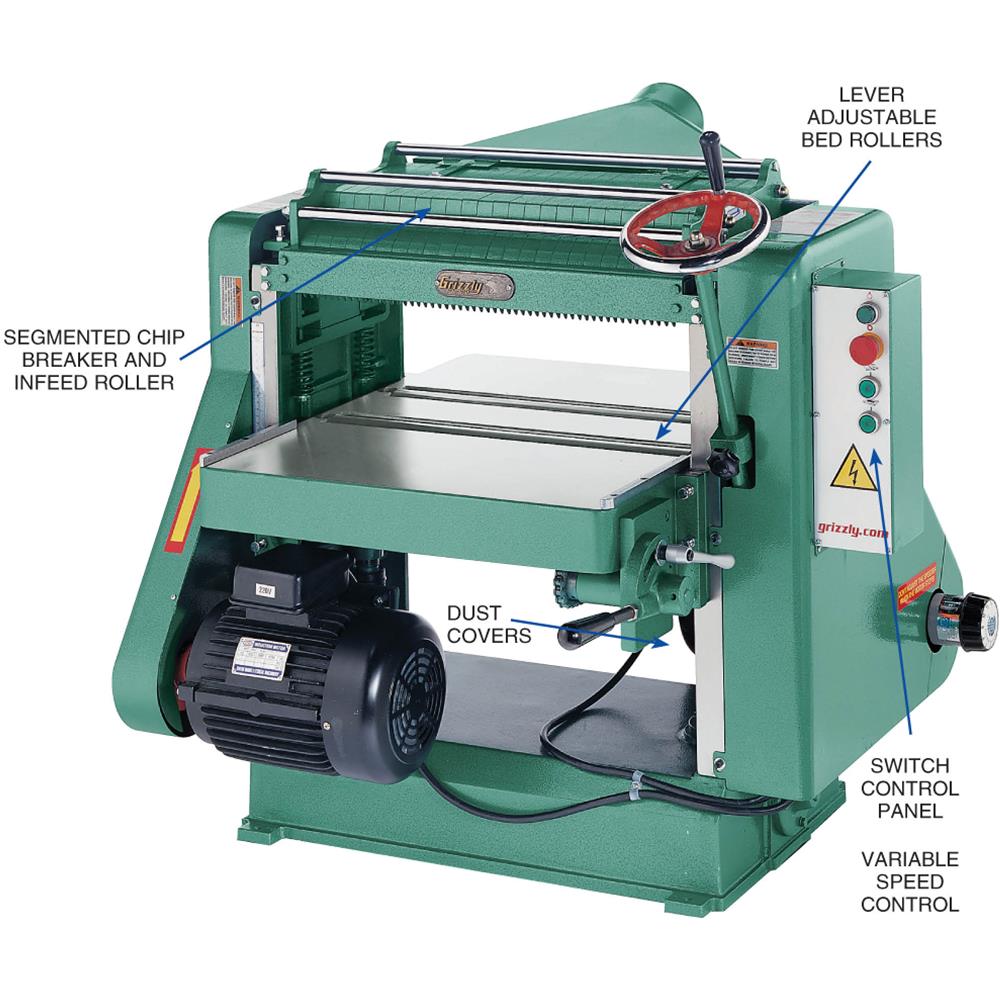 24" 5 HP Planer