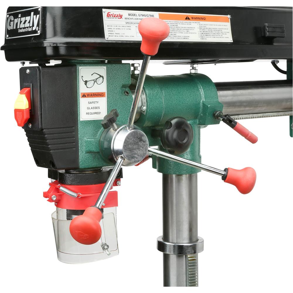 34" Benchtop Radial Drill Press