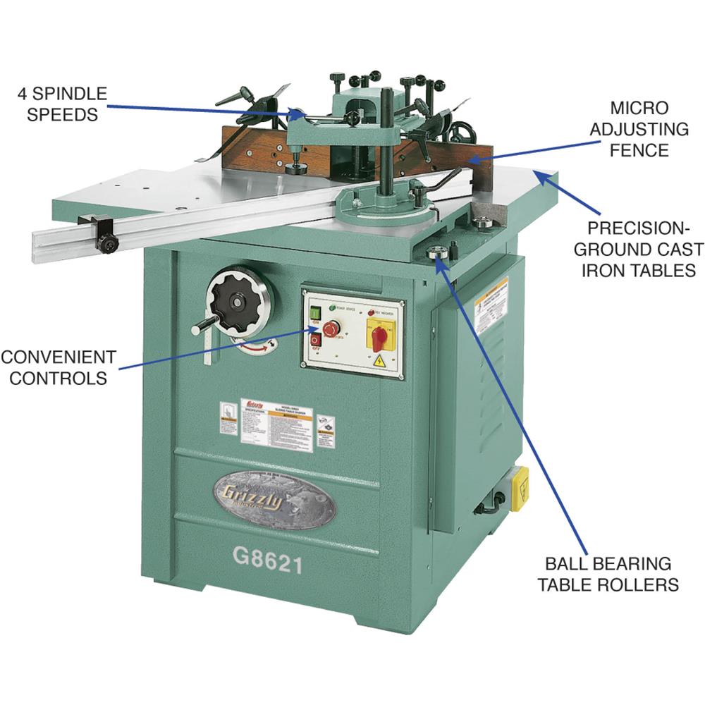 5 HP Sliding Table Shaper