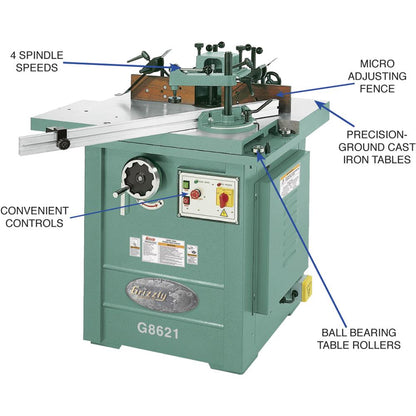 5 HP Sliding Table Shaper