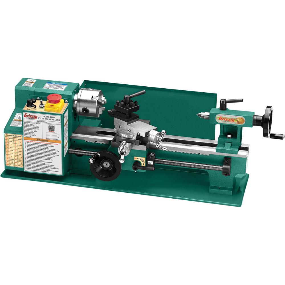 7" x 12" Mini Metal Lathe