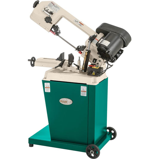 5" x 6" 1/2 HP Metal Cutting Bandsaw w/ Swivel Head