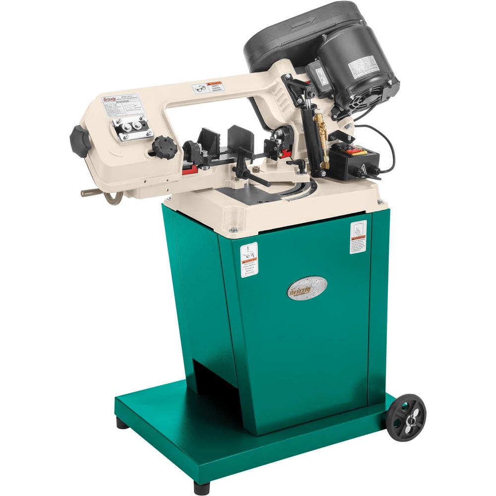 5" x 6" 1/2 HP Metal Cutting Bandsaw w/ Swivel Head