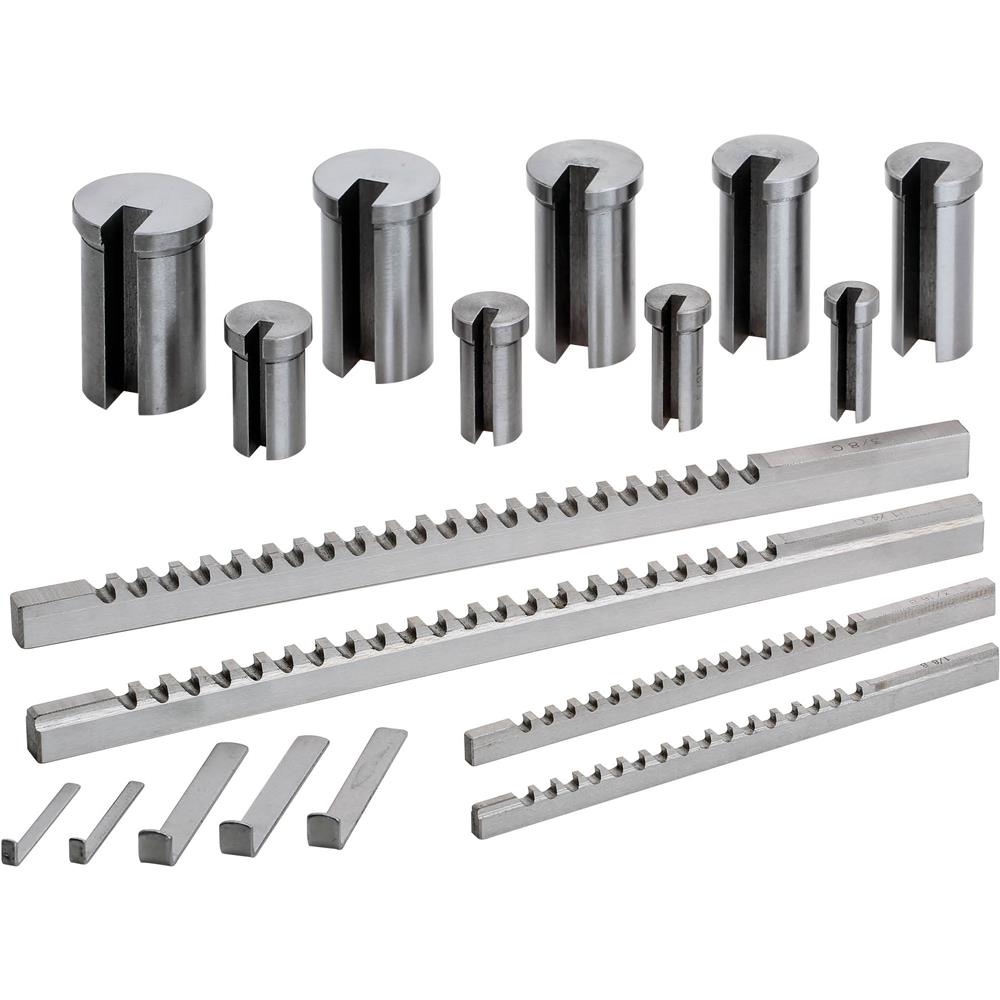 Keyway Broach Sets - 18 pc. HSS