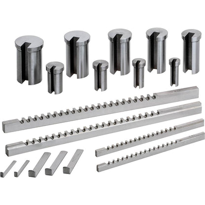 Keyway Broach Sets - 18 pc. HSS