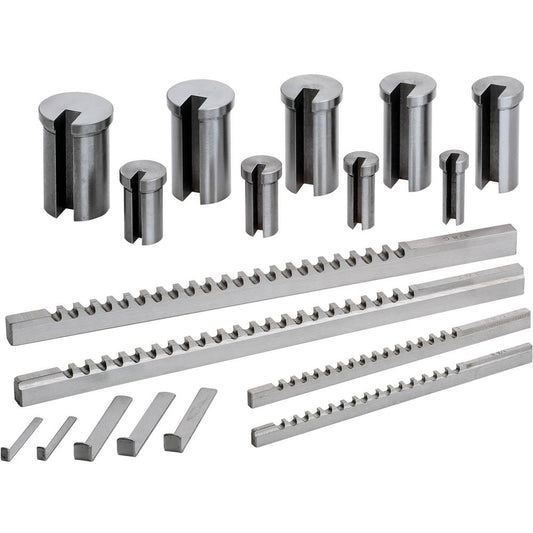 Keyway Broach Sets - 18 pc. HSS