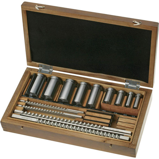 Keyway Broach Sets - 18 pc. HSS