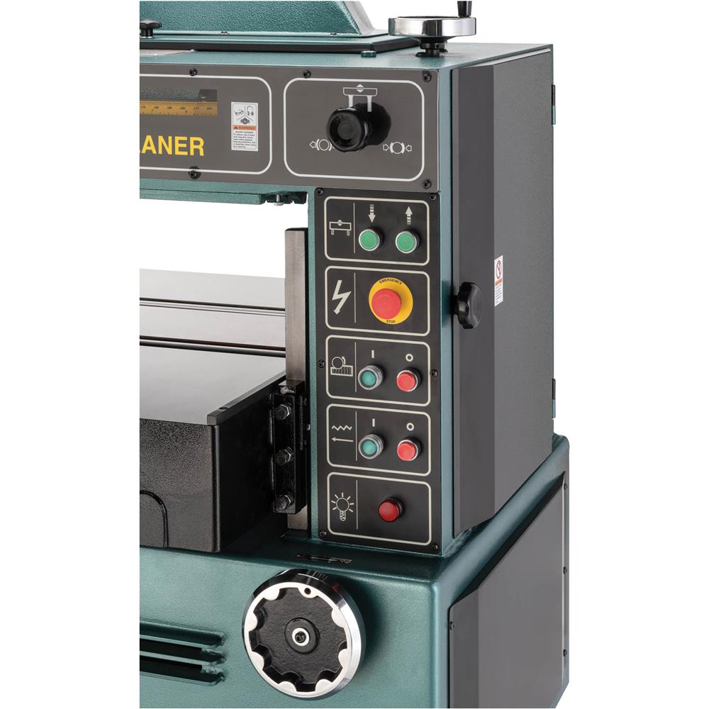 24" 10 HP 3-Phase Industrial Planer w/ Spiral Cutterhead