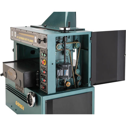 24" 10 HP 3-Phase Industrial Planer w/ Spiral Cutterhead