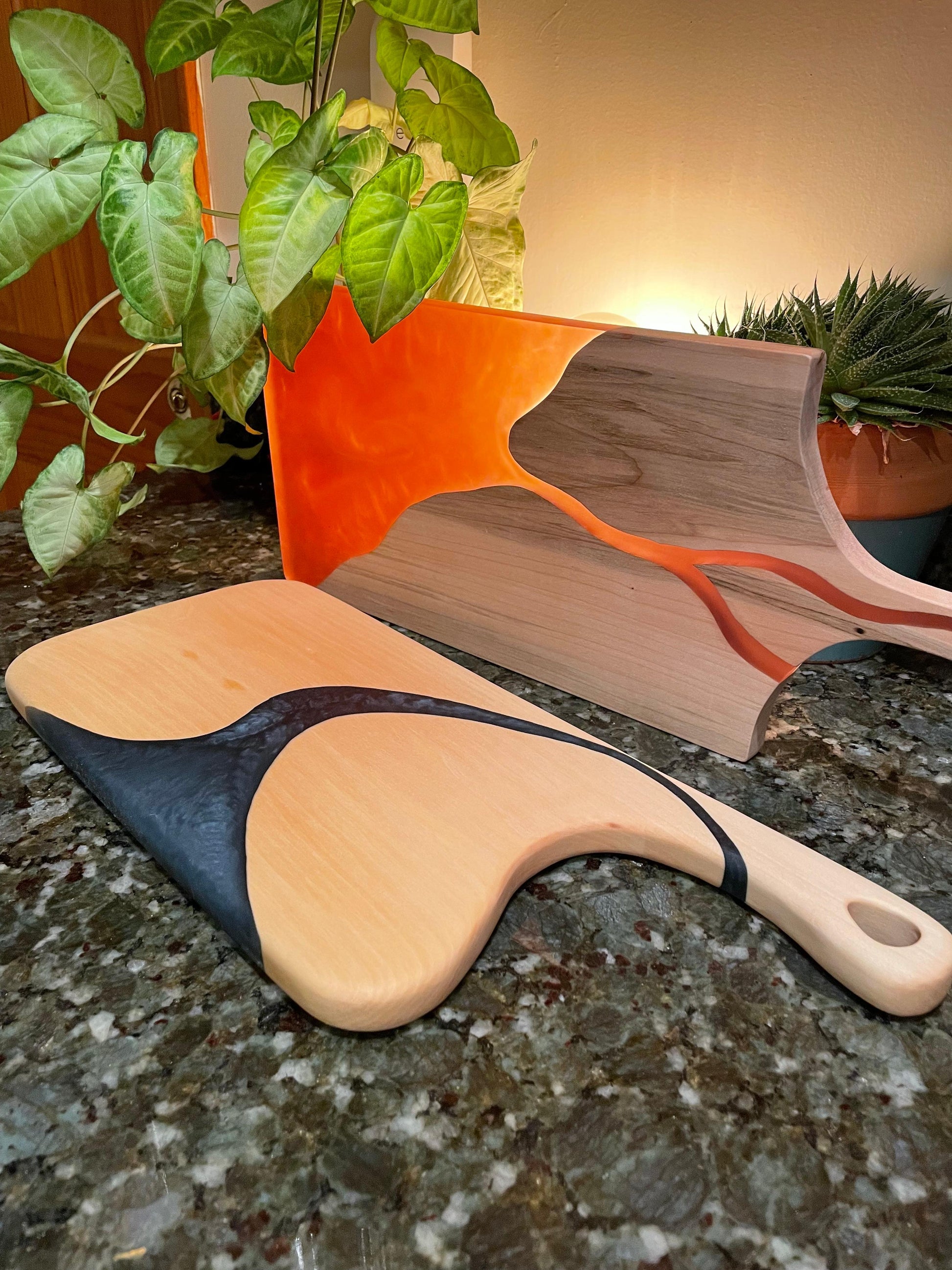 Resin charcuterie boards