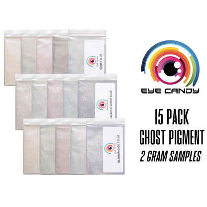 15 Color Ghosts Pigment Powder Variety Pack Set