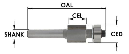 C/T Glue Space F/T 3/8 Cd X 1 Cl X 1/4 Sk