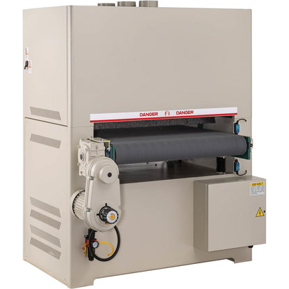 37" 20 HP 3-Phase Double-Head Wide-Belt Sander