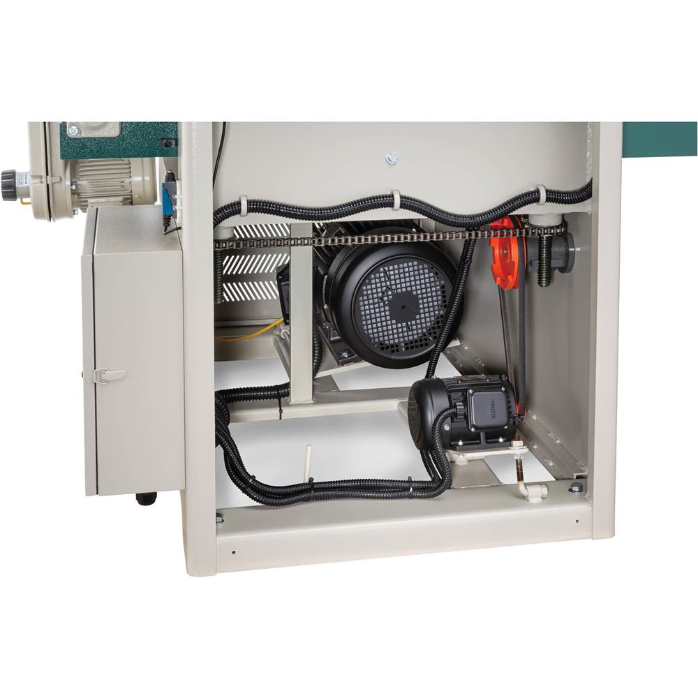 37" 20 HP 3-Phase Double-Head Wide-Belt Sander