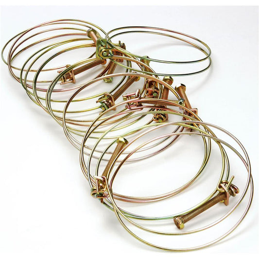 10 Pack 4" Wire Hose Clamps