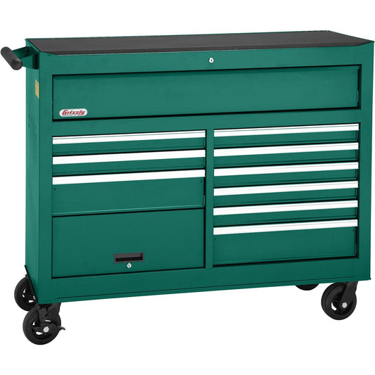 53" 11-Drawer Tool Cabinet with Bulk Compartment