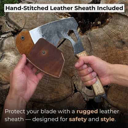 Hand-Forged Camping (Chopping) Axe, 0.6 kg (1.32 Ibs) - Norfolk Wood Shop