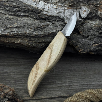 Hand-Forged Carving Knife, 4.5 cm (1.77 inches) - Norfolk Wood Shop