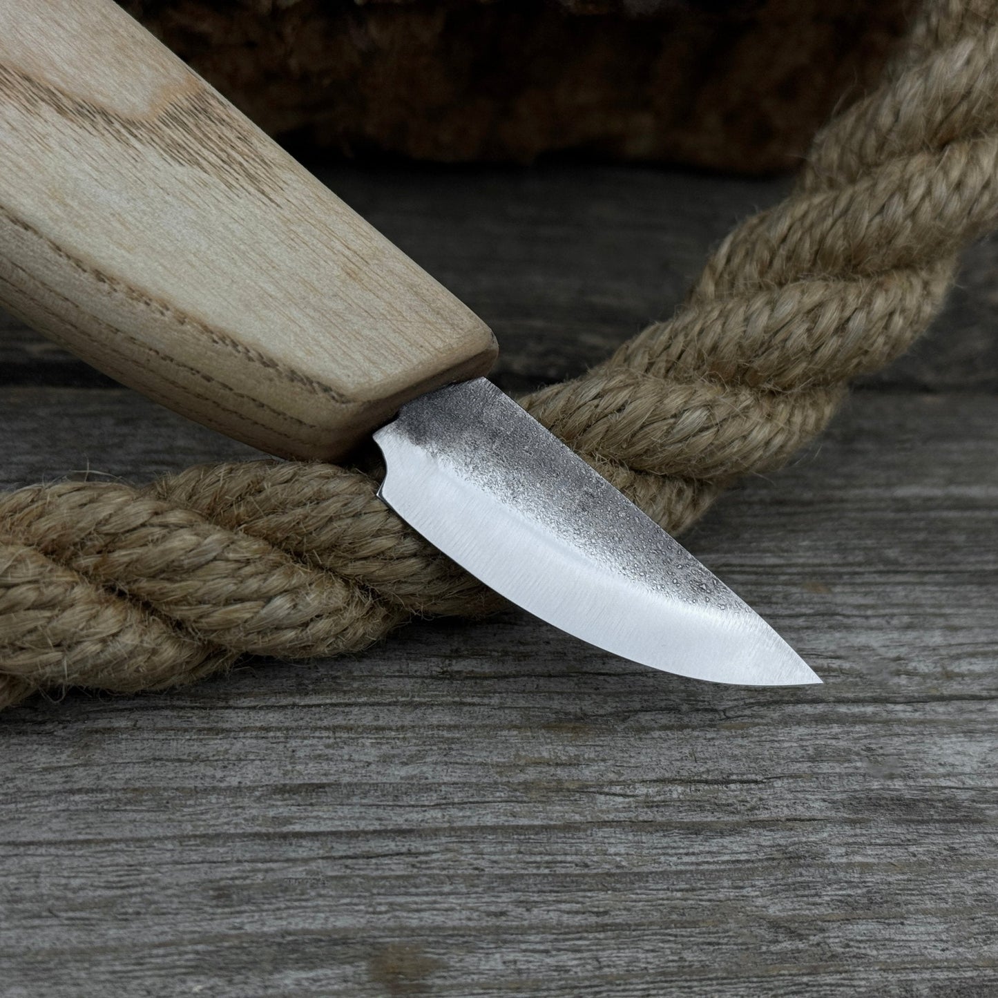 Hand-Forged Carving Knife, 4.5 cm (1.77 inches) - Norfolk Wood Shop
