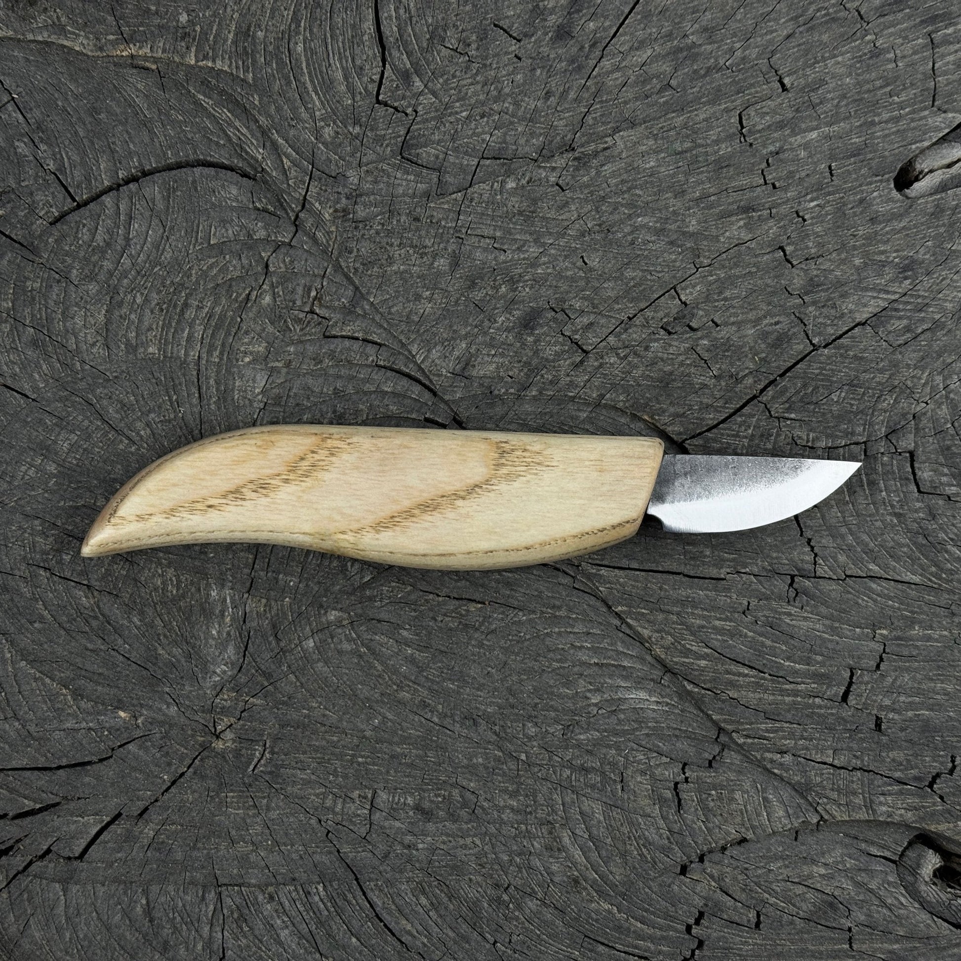 Hand-Forged Carving Knife, 4.5 cm (1.77 inches) - Norfolk Wood Shop