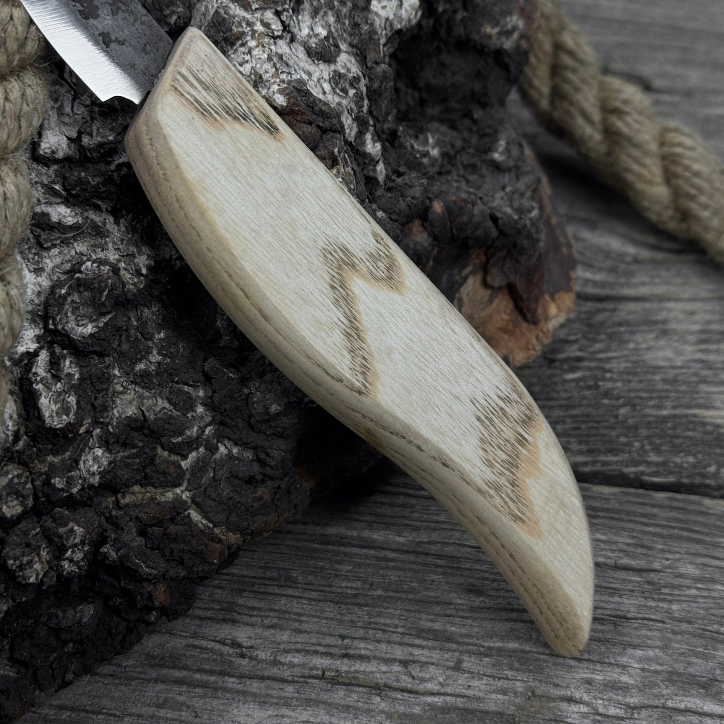 Hand-Forged Carving Knife, 4.5 cm (1.77 inches) - Norfolk Wood Shop
