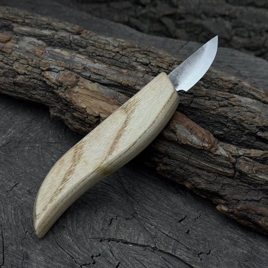 Hand-Forged Carving Knife, 4.5 cm (1.77 inches) - Norfolk Wood Shop